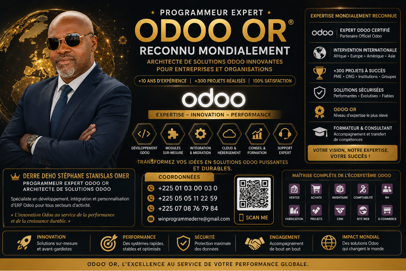 Odoo OR - Cabinet Winprogramme Derre